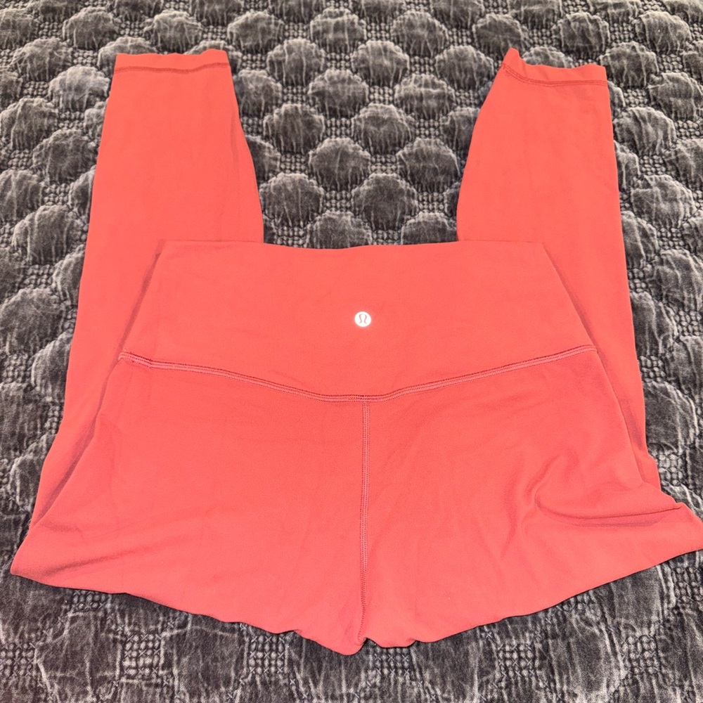 Lululemon Align Leggings Dusty Maroon Sz 10